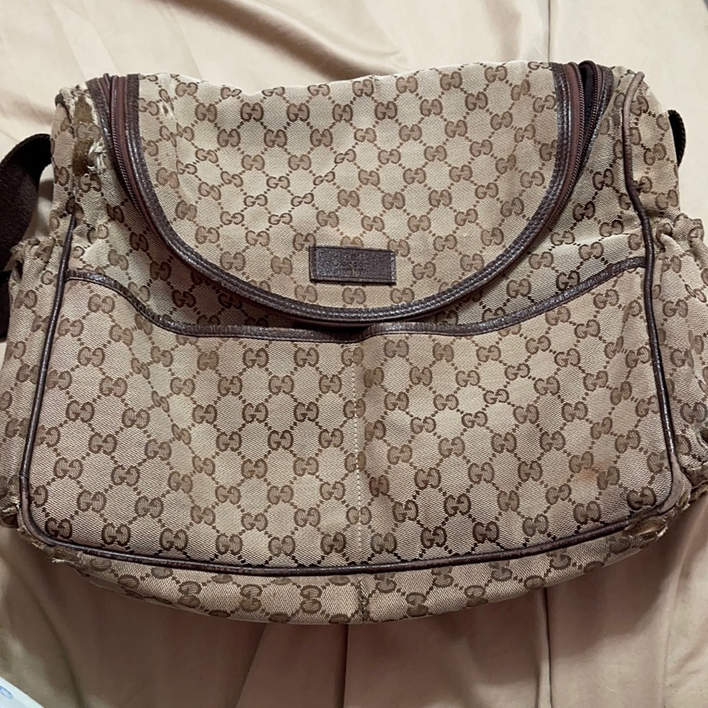Gucci diaper bag